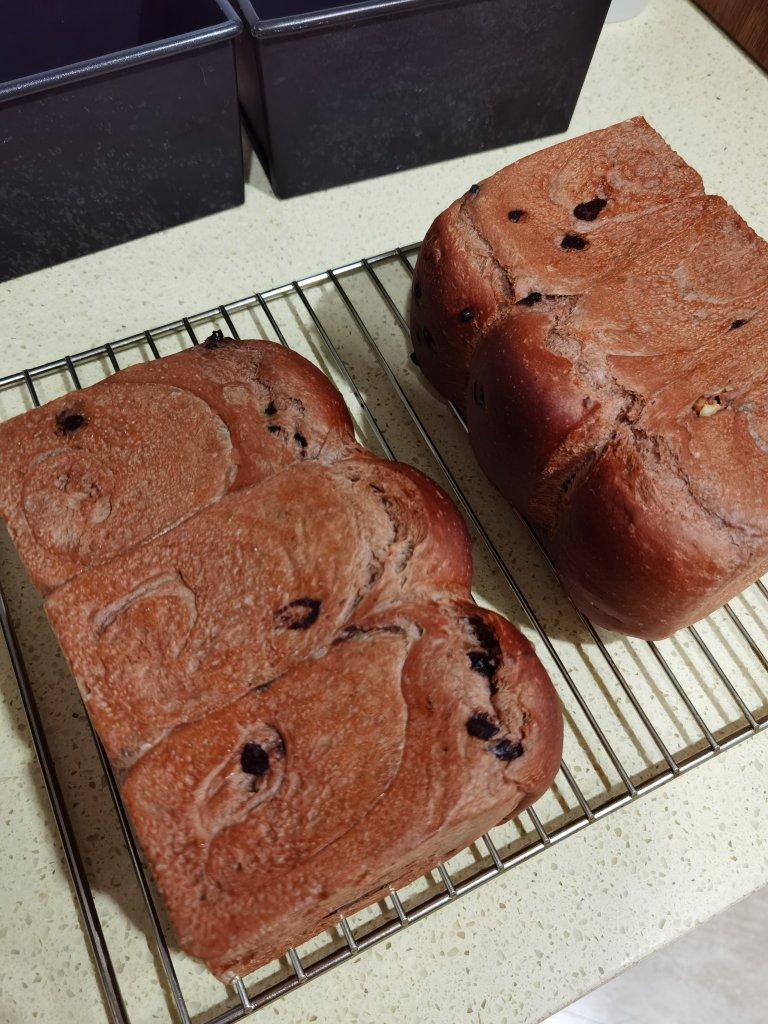 中种巧克力核桃吐司