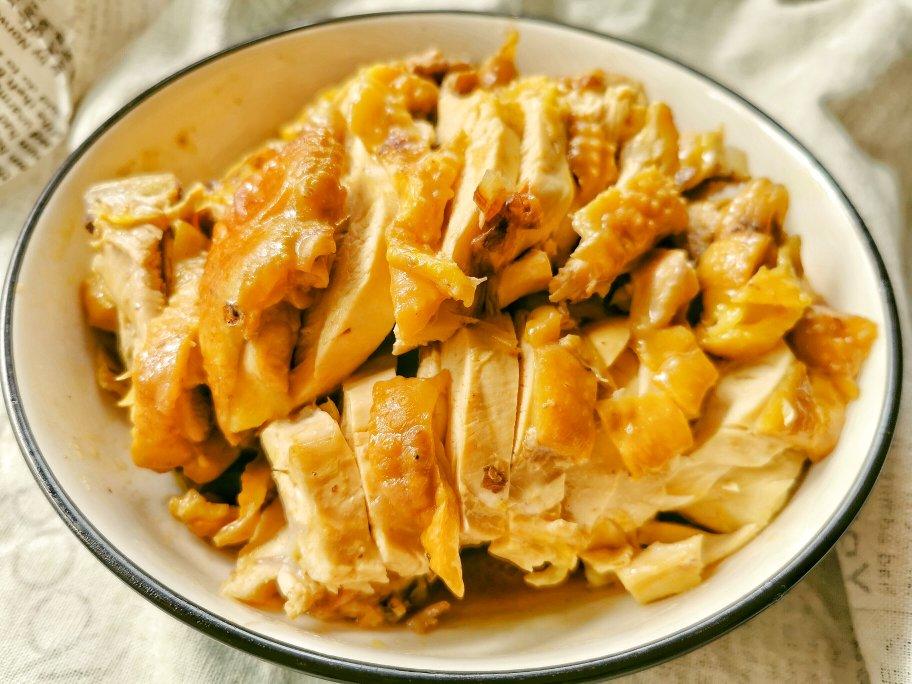 电饭锅简易版：盐焗手撕鸡