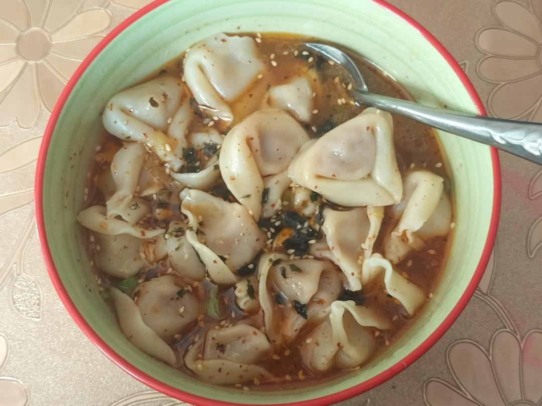 🔥好吃到汤汁都不剩❗️酸汤馄饨❗️