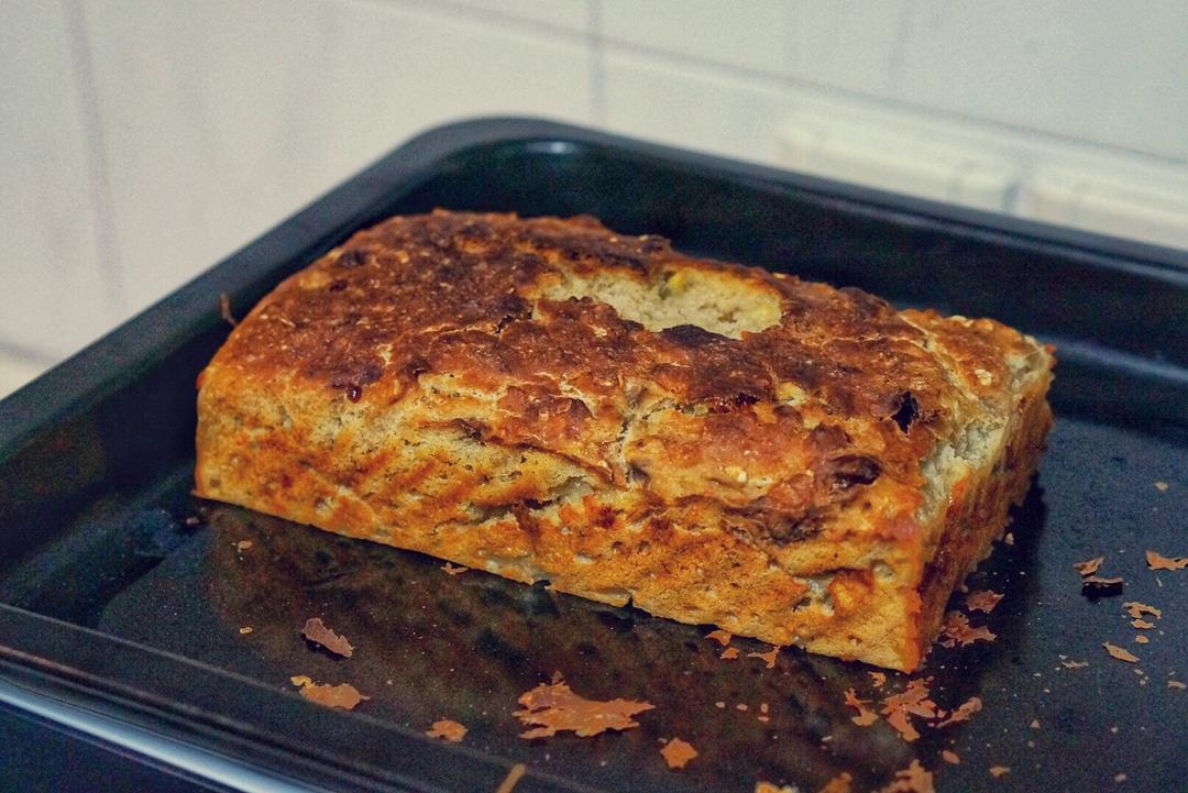 奶酪葡萄干快手面包丨健康·烘焙