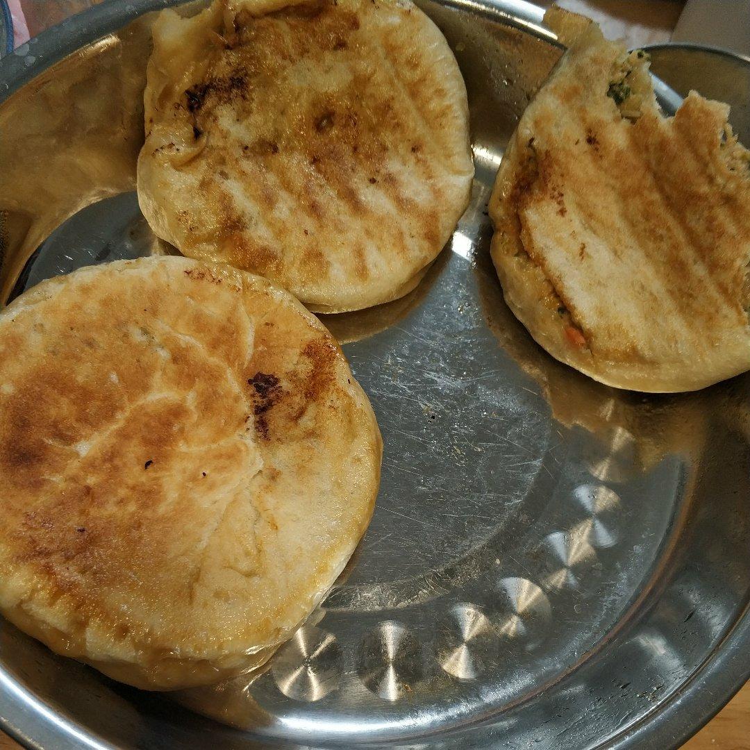 不用去早餐店的发面馅饼