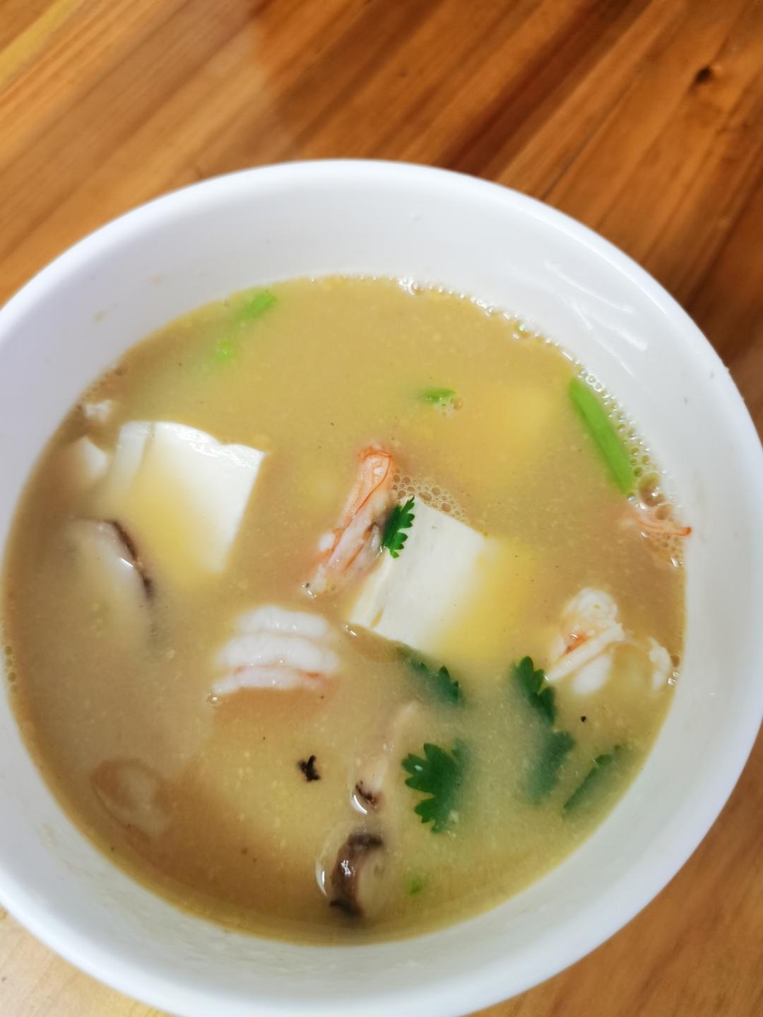 虾仁豆腐汤