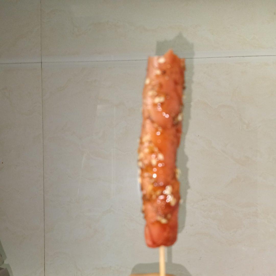 空气炸锅炸淀粉肠💥满满是童年小吃摊的味道