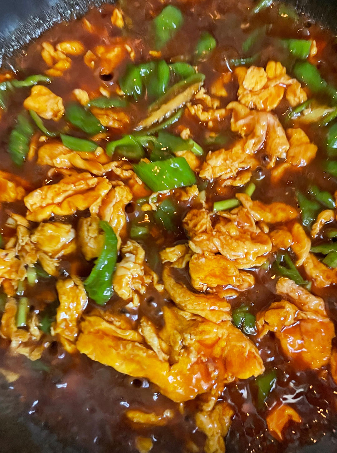 鸡蛋辣椒捞面，你能吃几碗