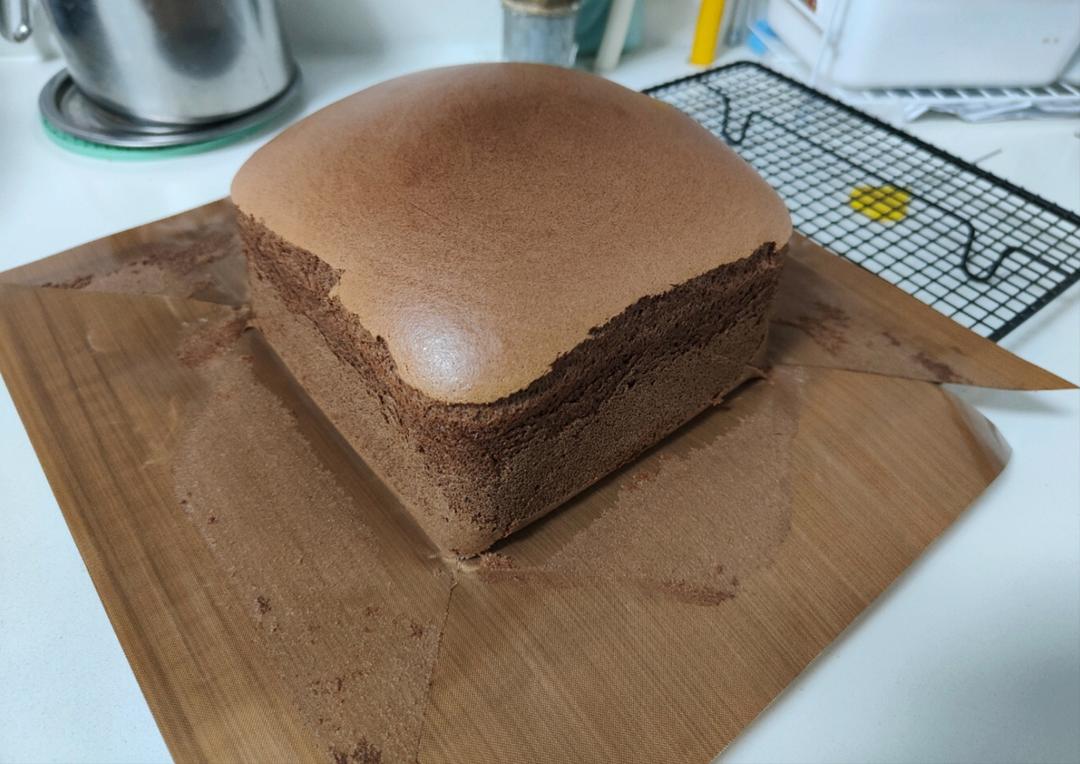 超细腻❗️巧克力可可古早蛋糕
