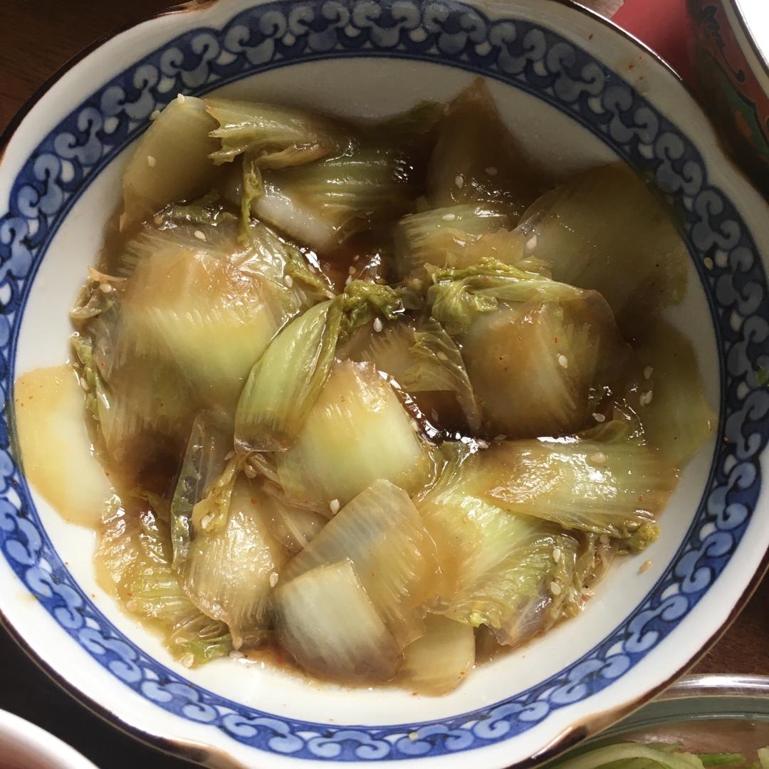 响油白菜
