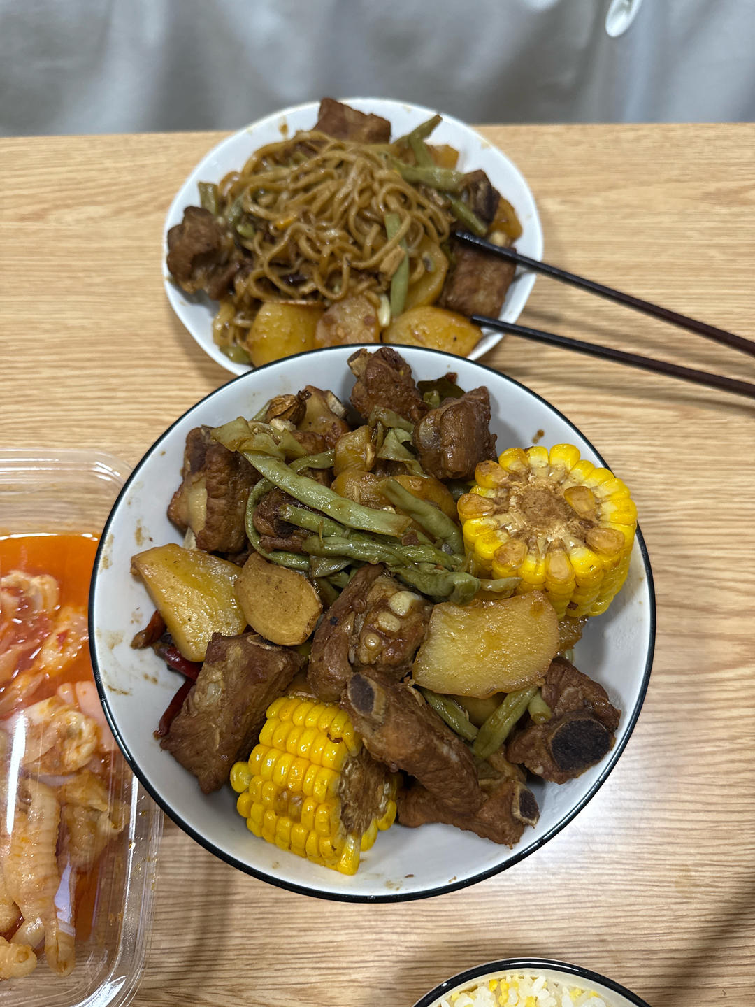排骨豆角焖面