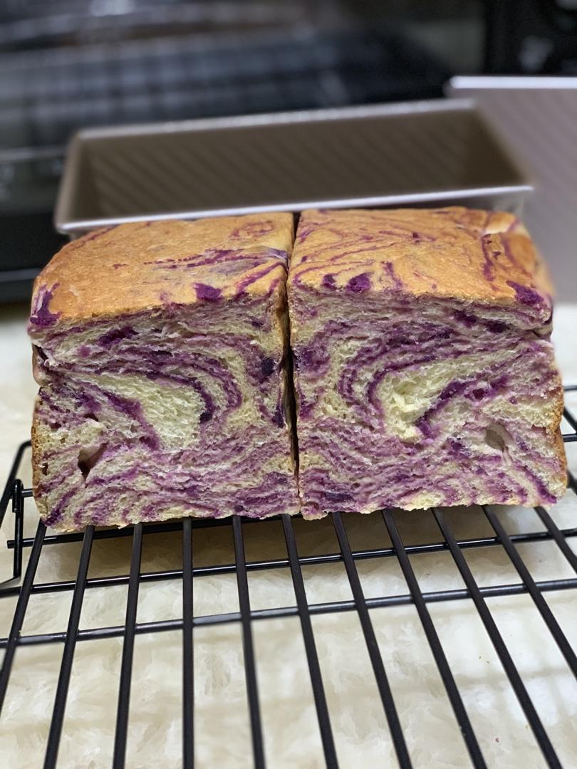 中种大理石纹紫薯吐司