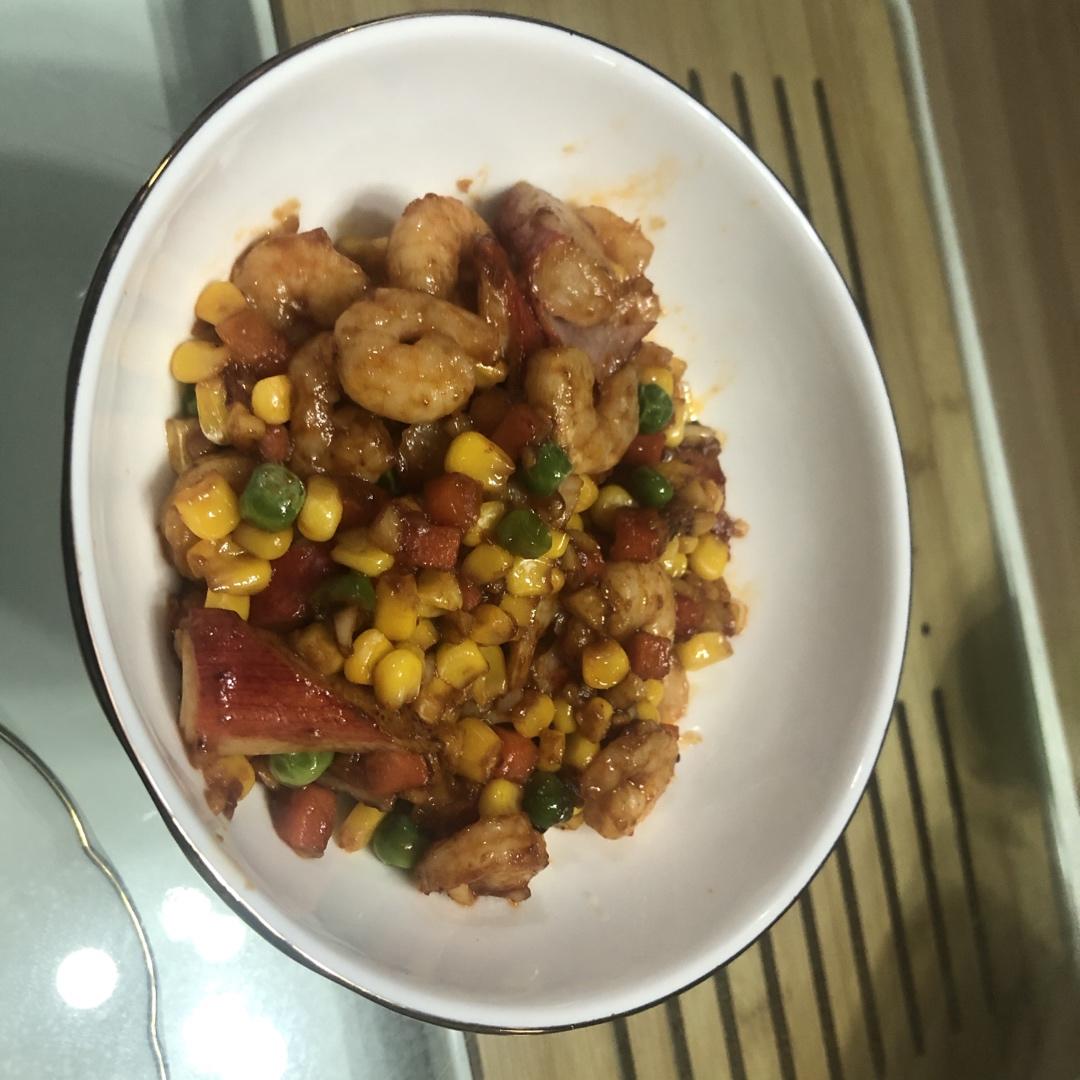茄汁大虾仁🍤