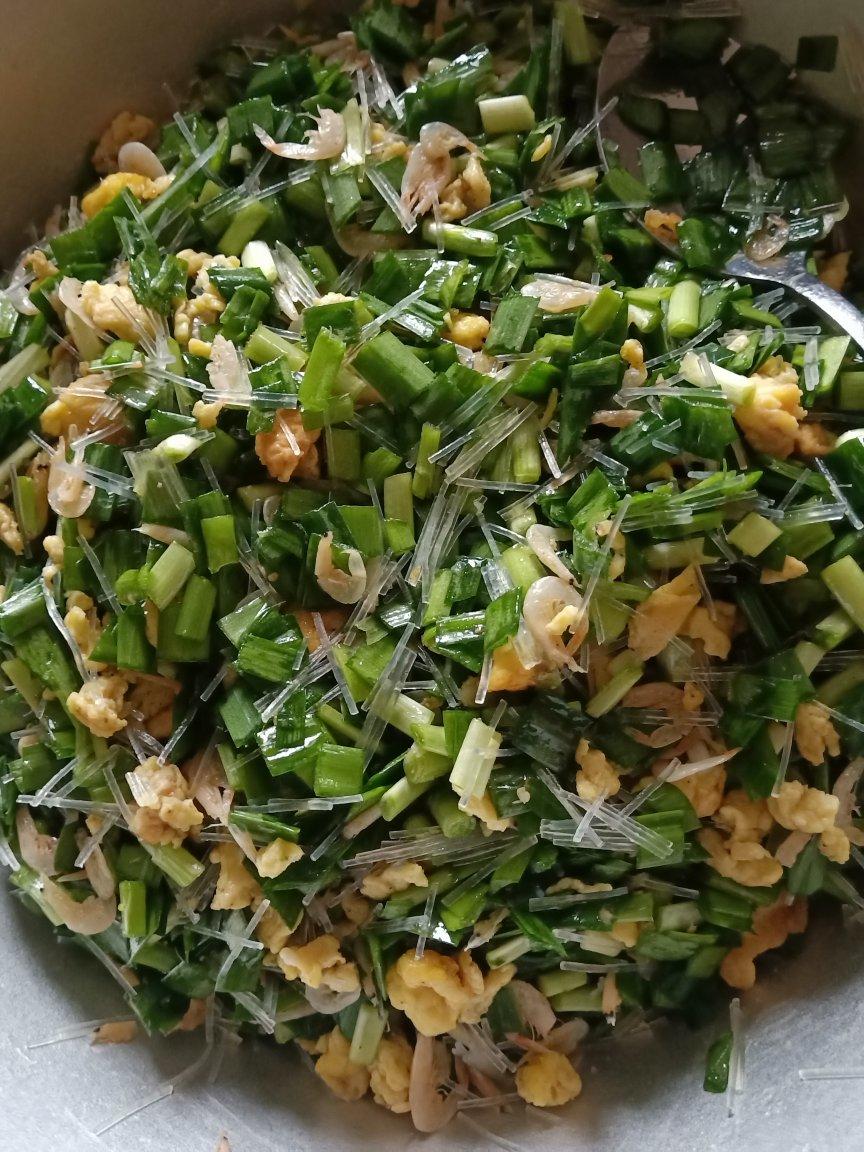 皮薄馅大～韭菜鸡蛋饼