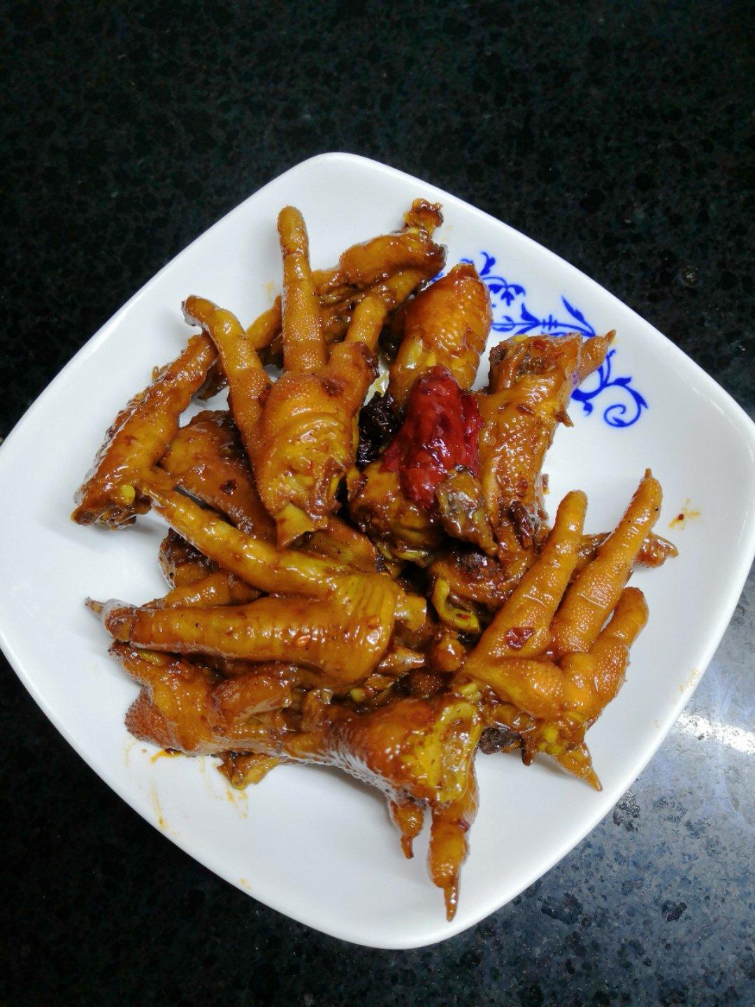 香辣卤鸡爪