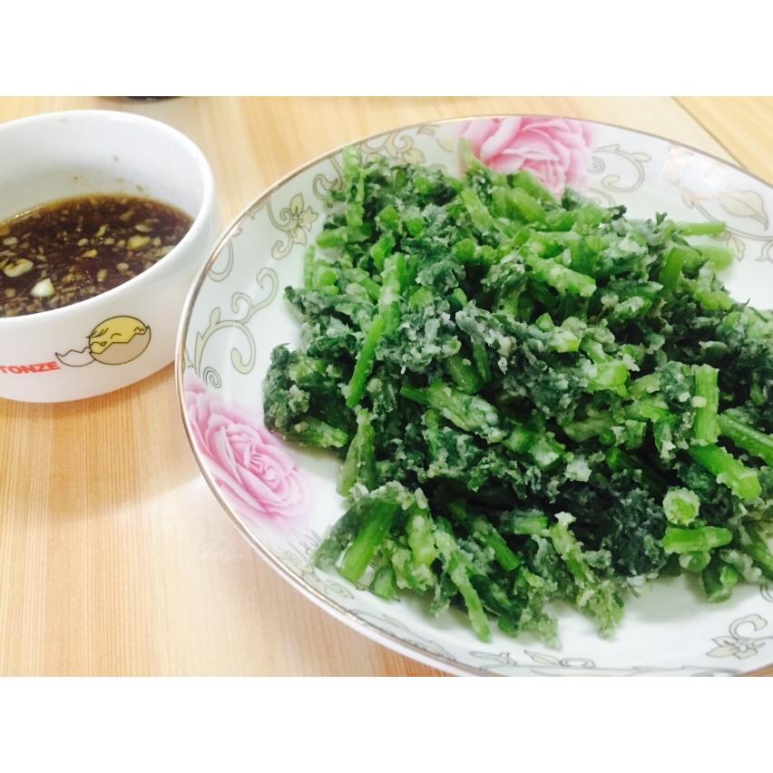 粉蒸茼蒿