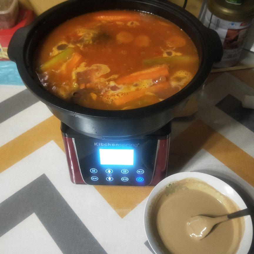 暖心暖胃的快手番茄火锅