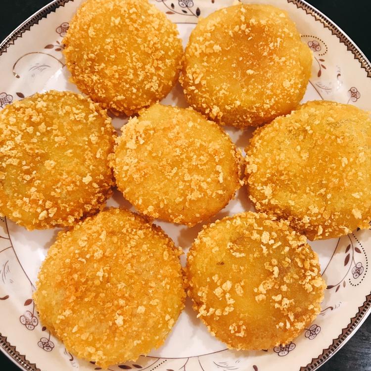 雪花南瓜饼