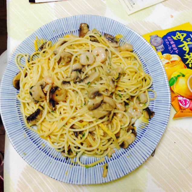 微波炉版蘑菇培根芝士焗意面