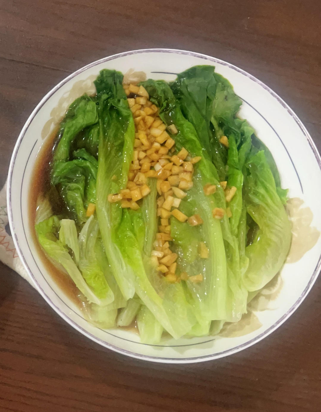 5分钟搞定爆好吃耗油生菜，减肥餐必备菜谱