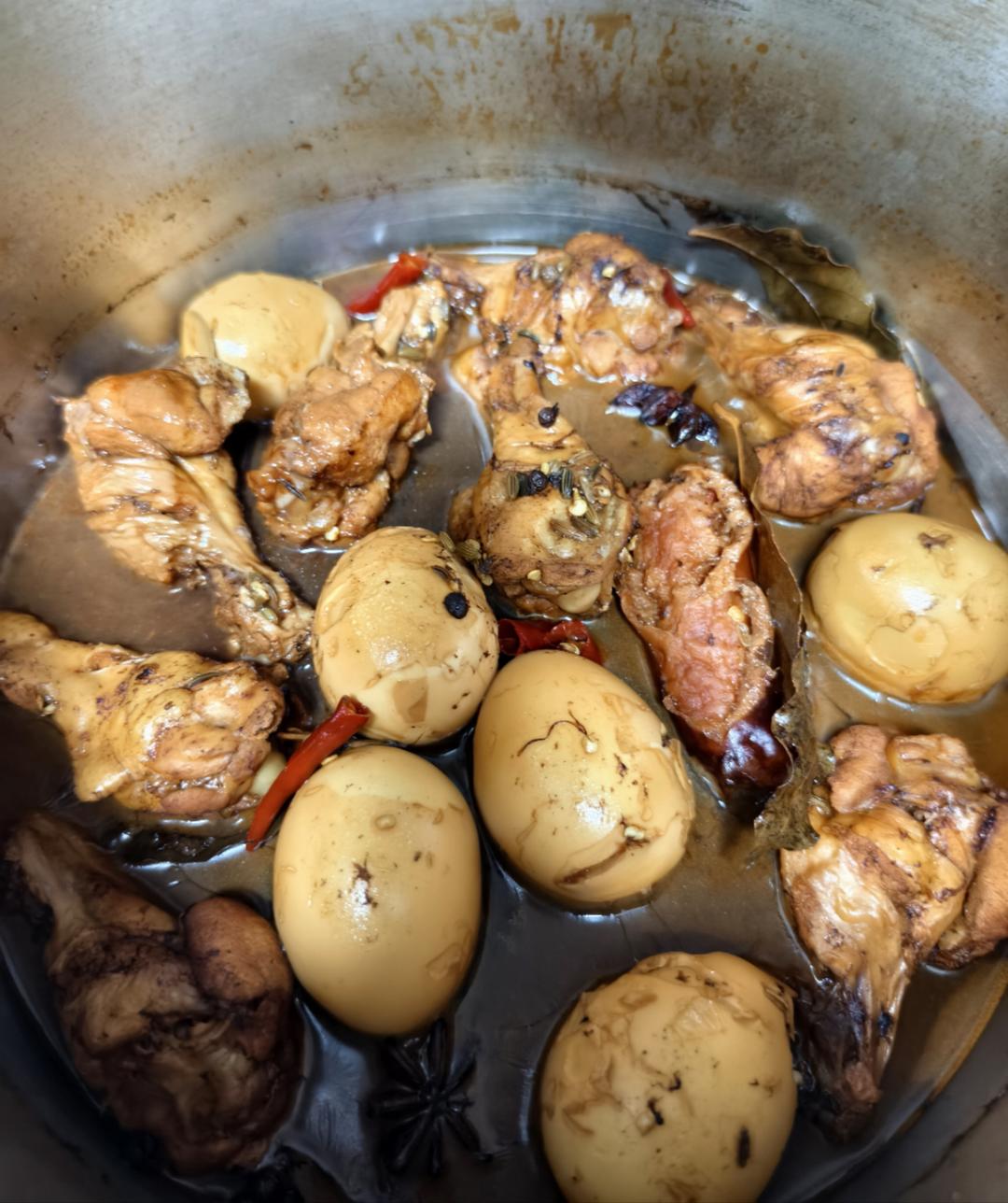 爆好吃的卤鸡腿 卤蛋❗电饭煲 炒锅都可以做~