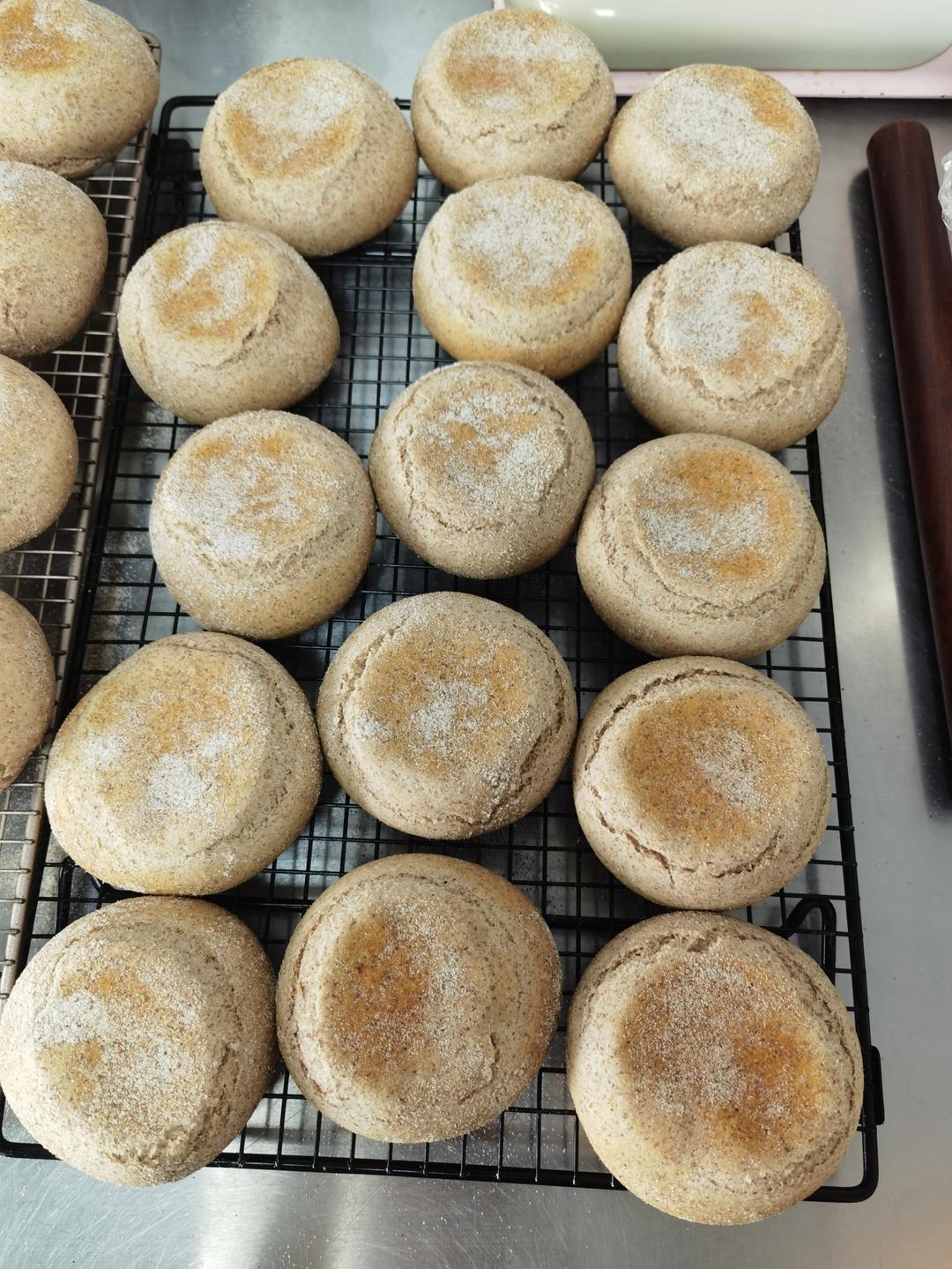 无糖无油全麦麦芬/简单好做好吃/一次发酵