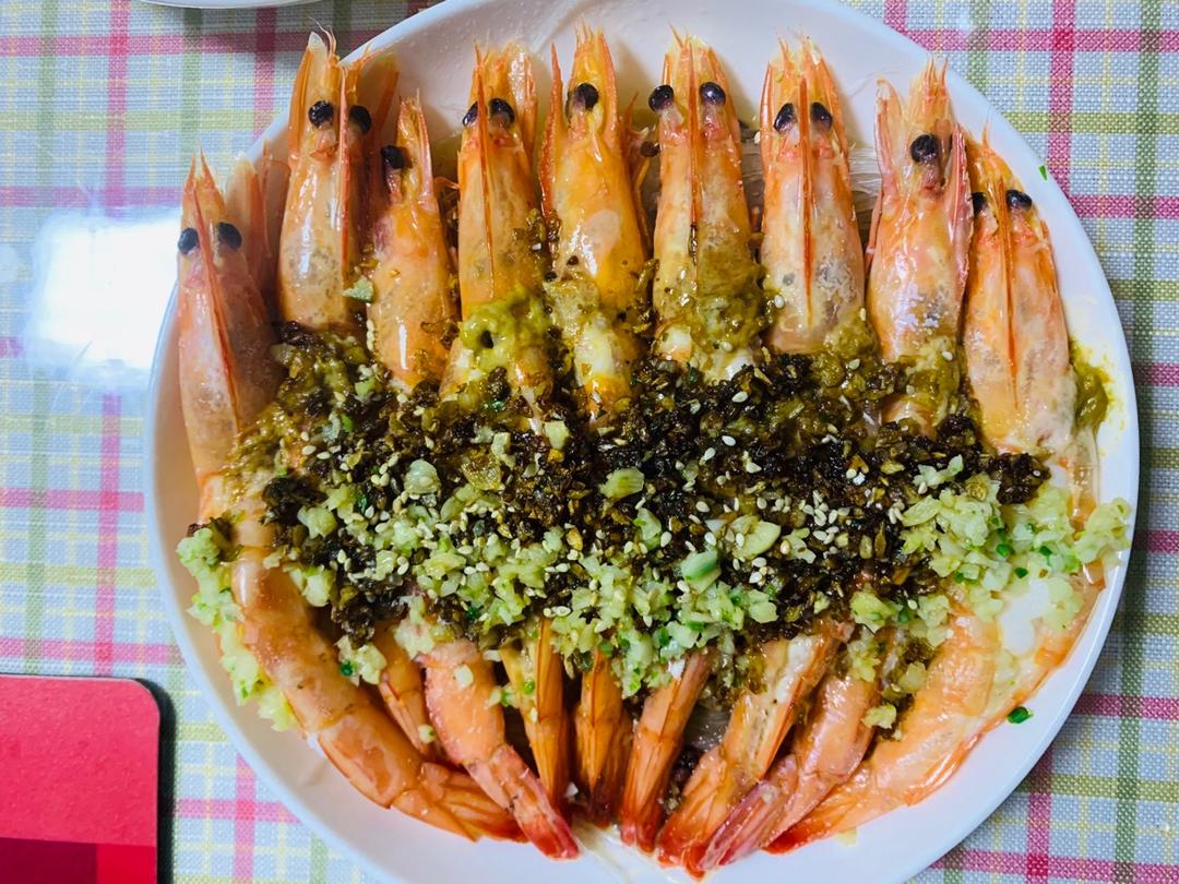 蒜蓉粉丝蒸虾