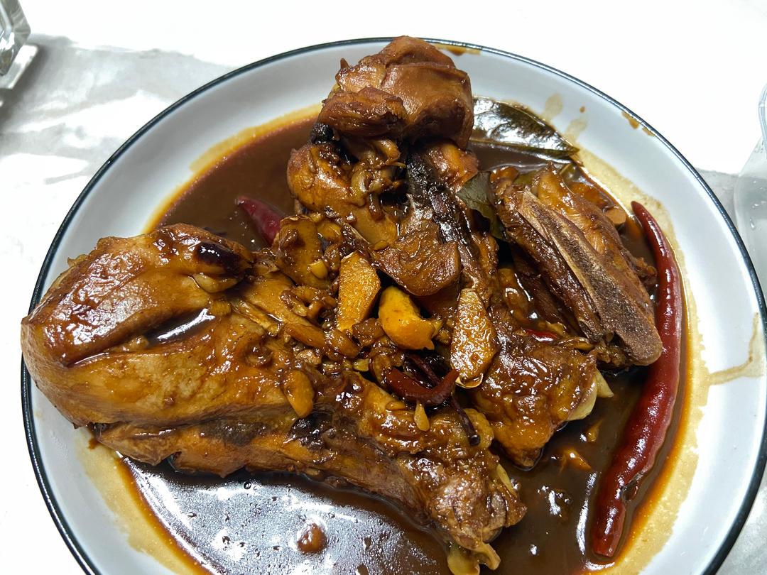 减脂卤鸡腿