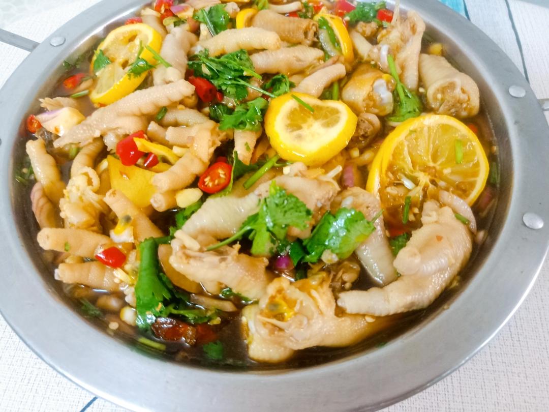 全抖音最好吃的～百香果柠檬鸡爪