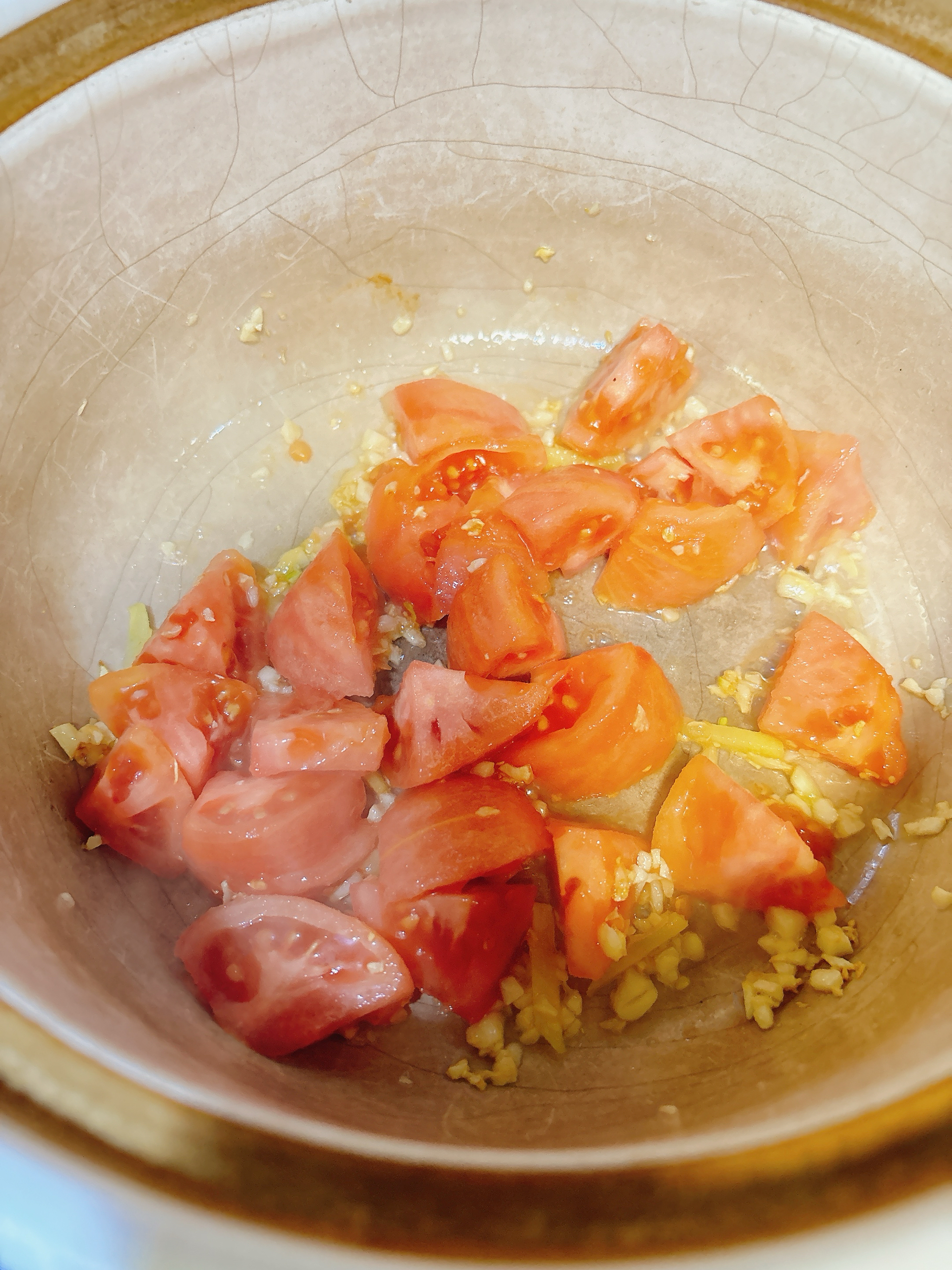 番茄🍅腐竹肉片—小孩喜欢的菜的做法 步骤3