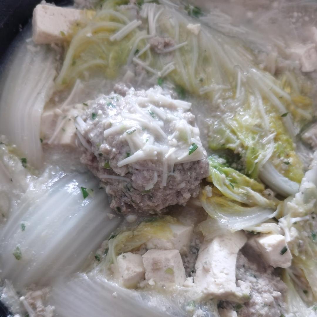 『一坨肉的淡雅』松嫩多汁的扬州狮子头