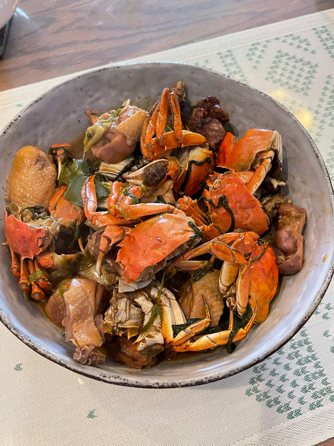美味鸡煲蟹/鸡焖蟹煲