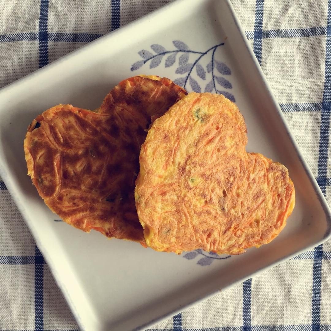 胡萝卜鸡蛋饼