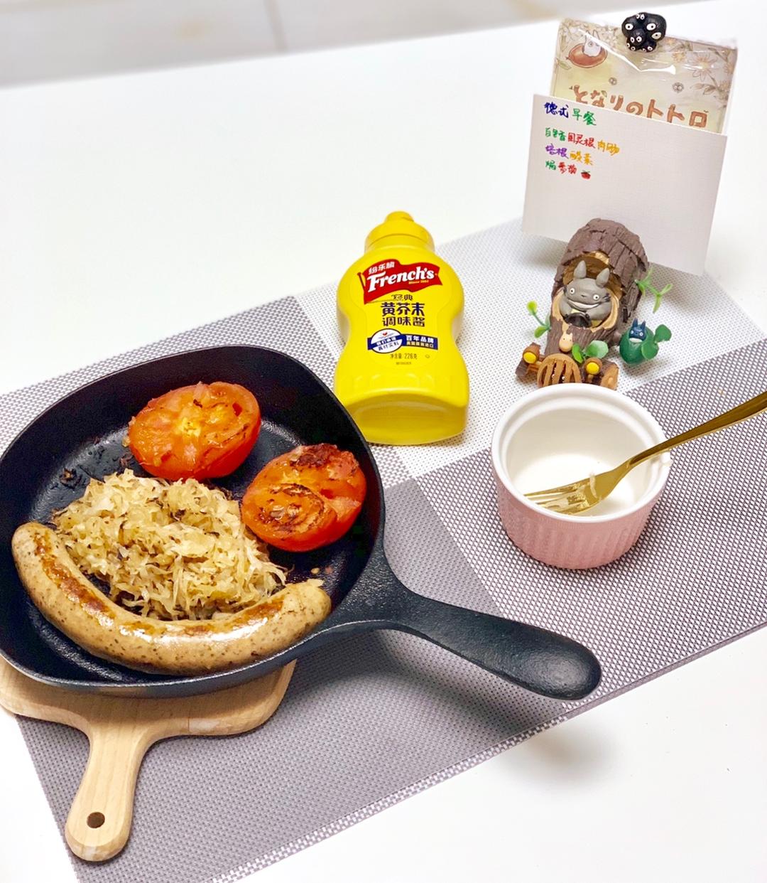 【春播主厨刘鑫】德式猪肉肠配酸菜