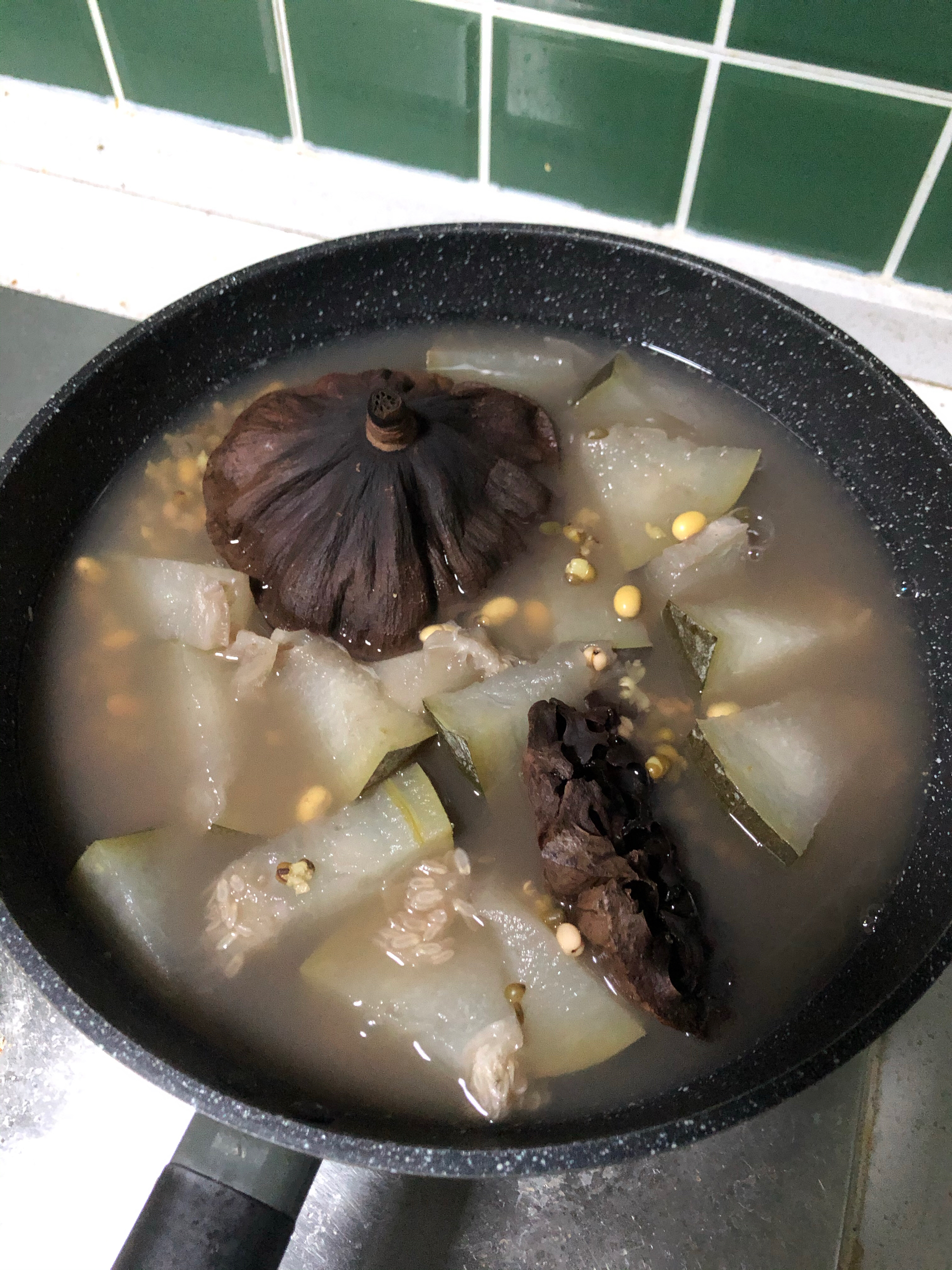 莲蓬冬瓜汤