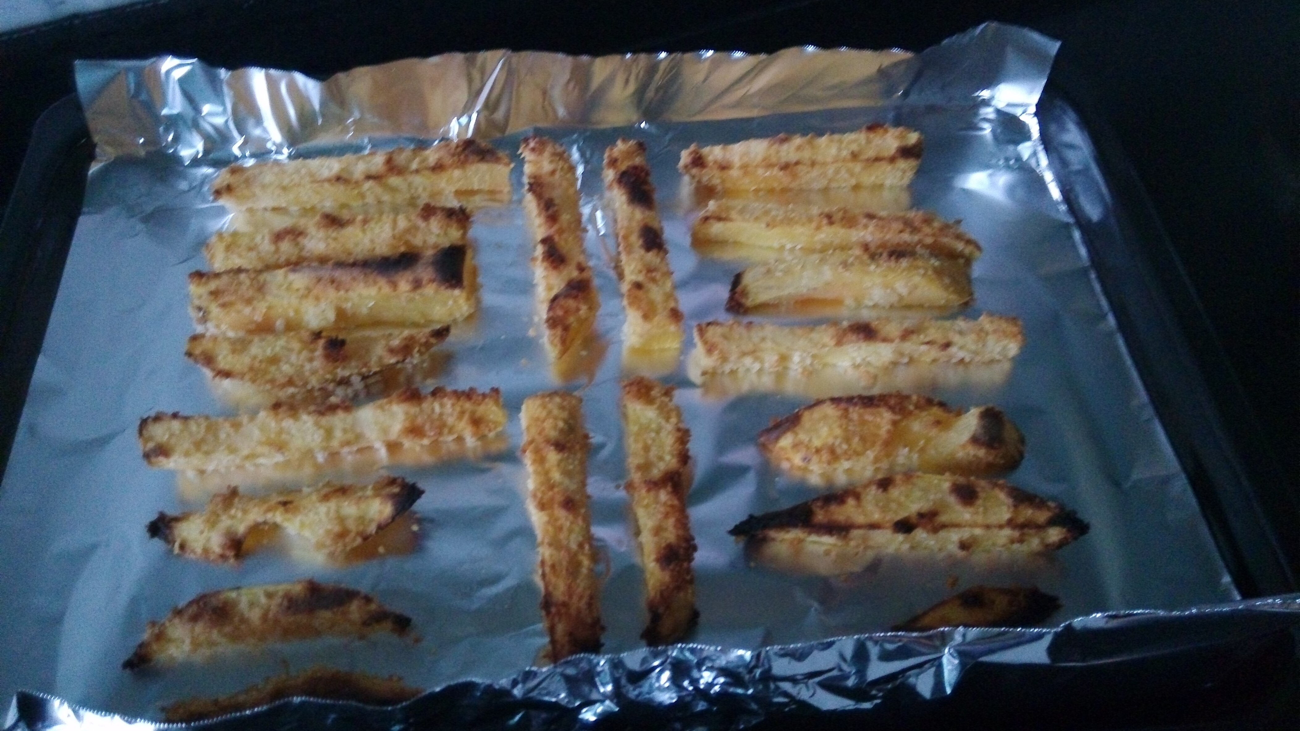 椰蓉烤红薯条（健康夜宵）