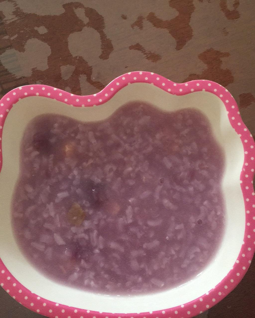 哆咪辅食之紫薯香芋胚芽米糊_9个月以上宝宝辅食