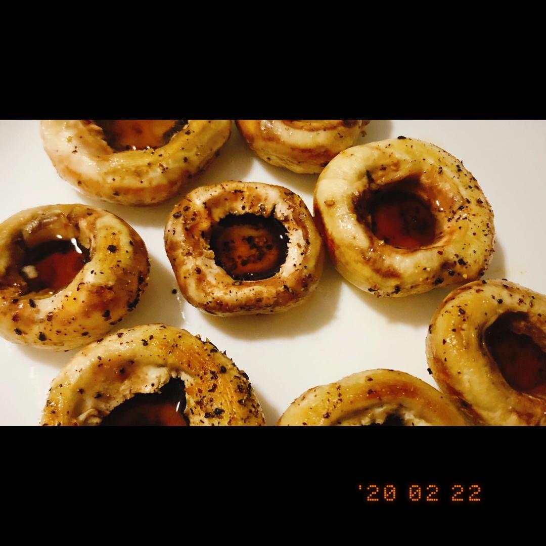 保留最原始鲜味儿的煎口蘑