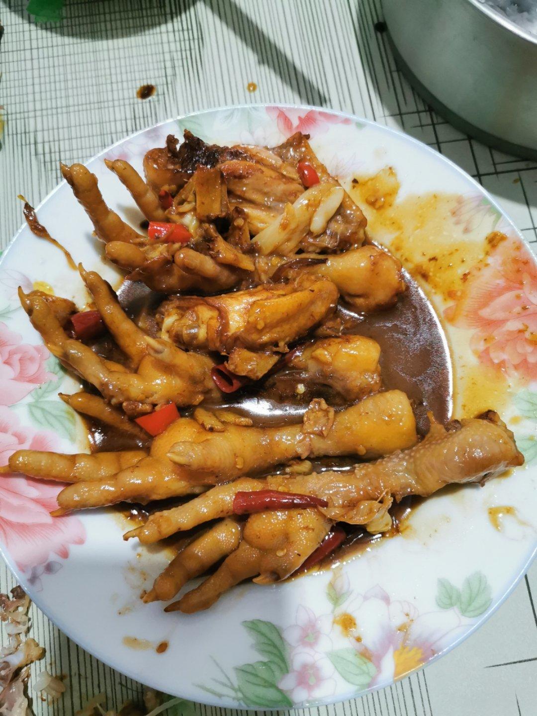 秘制红烧鸡爪