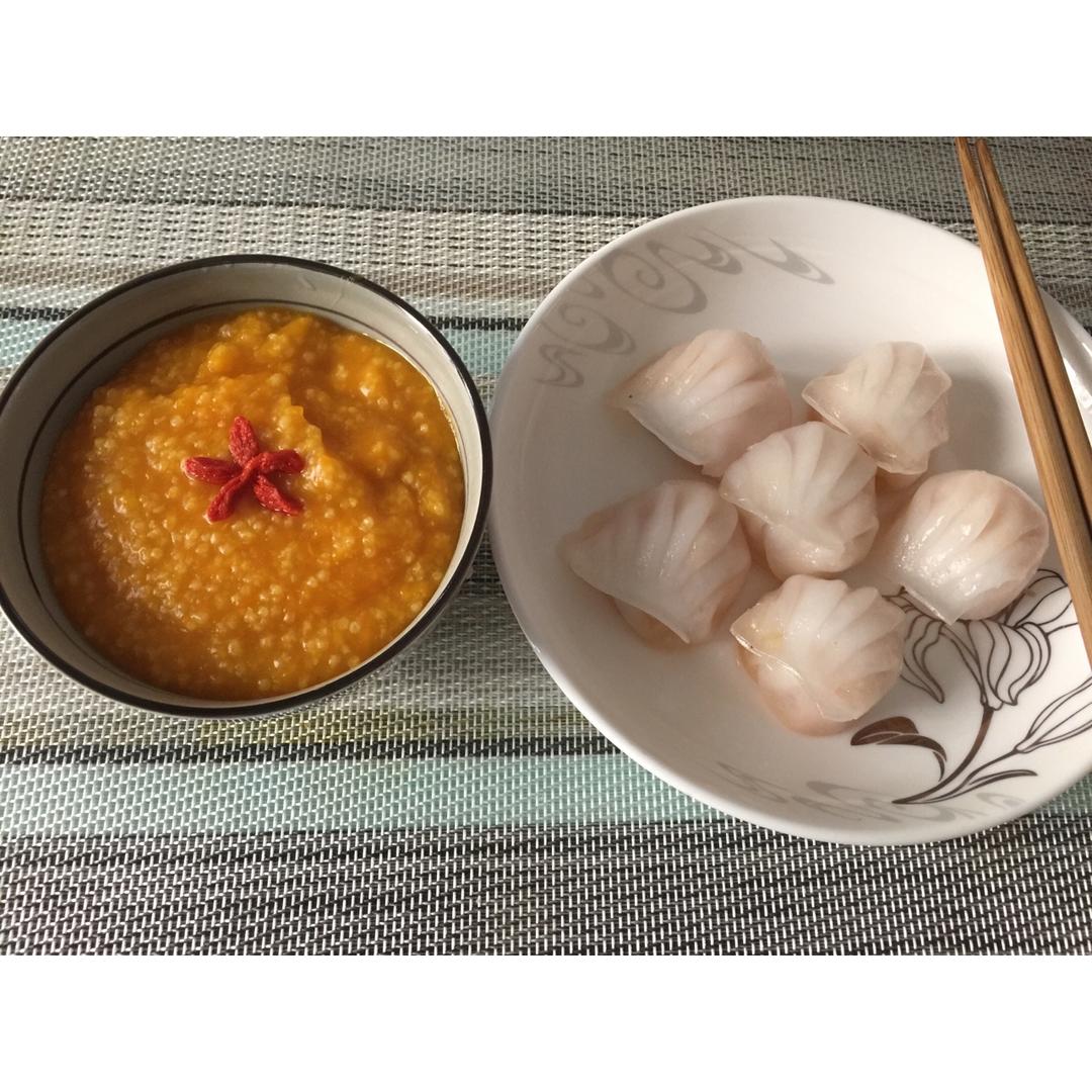 南瓜小米粥