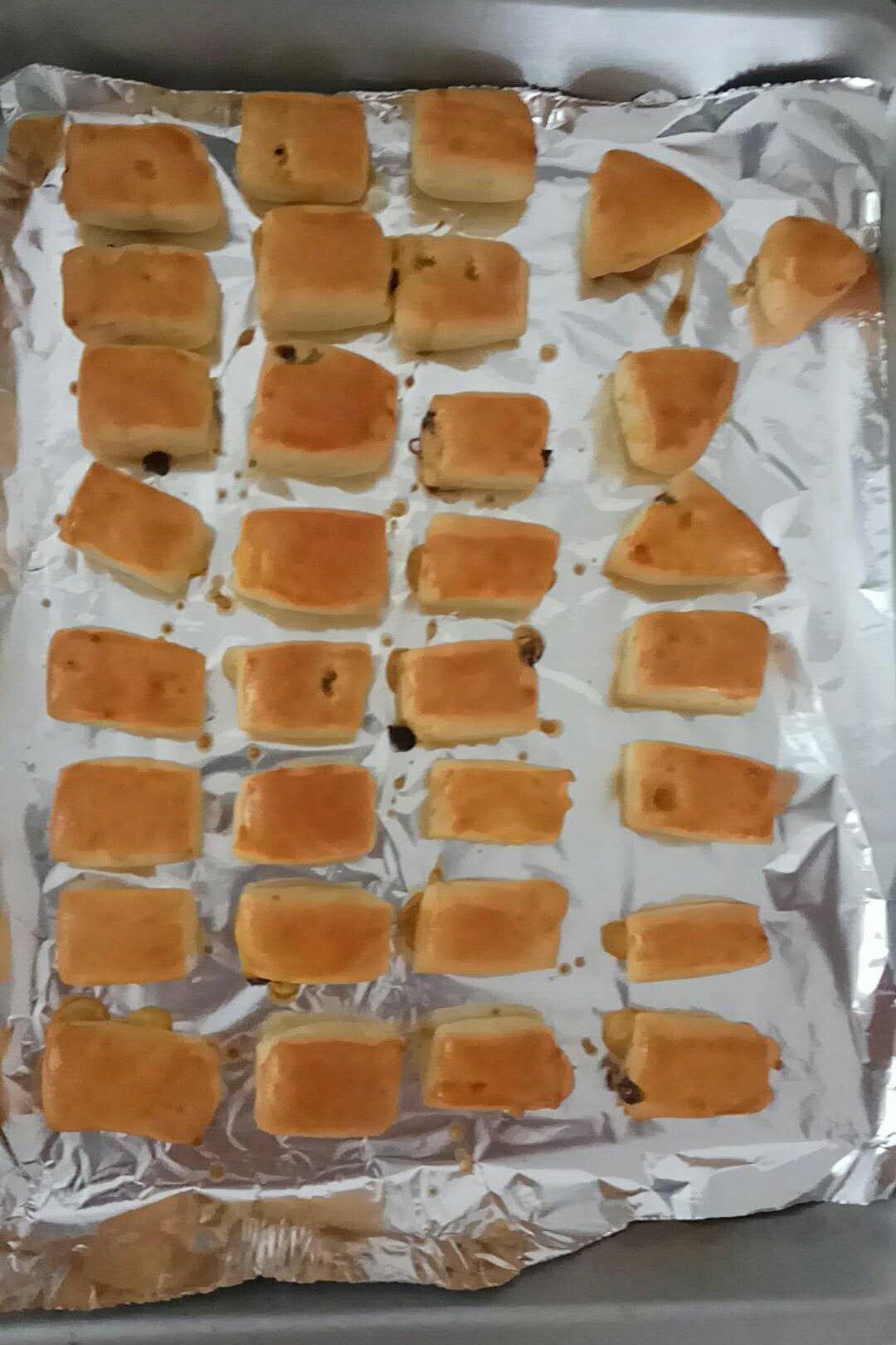 宝宝辅食：蔓越莓酸奶面包小方—出门必备点心，低油低糖，松软香甜，好吃停不下来！12M+