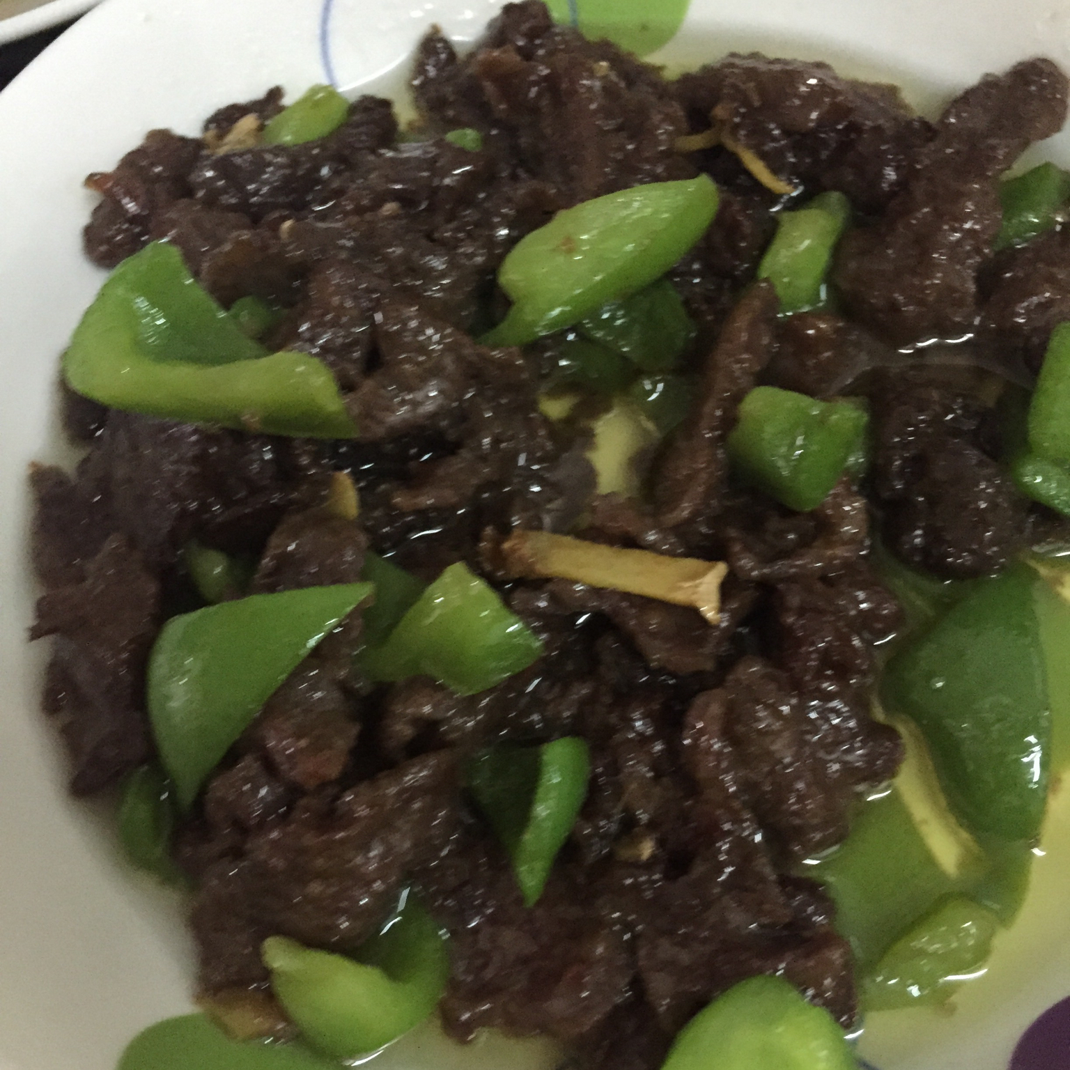 青椒炒牛肉