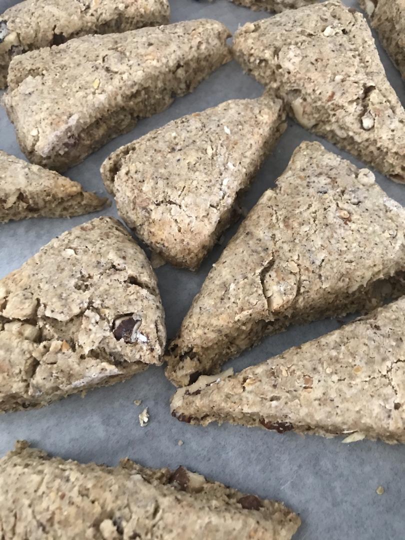 椒盐核桃燕麦司康丨健康·烘焙