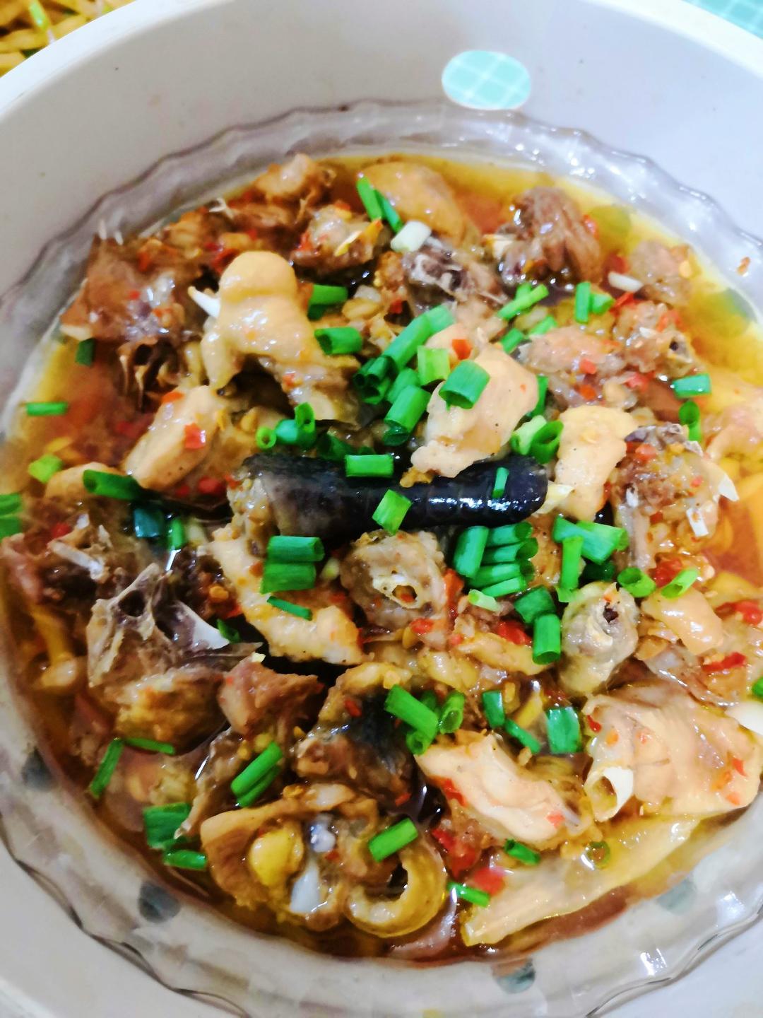 菌菇蒸鸡肉