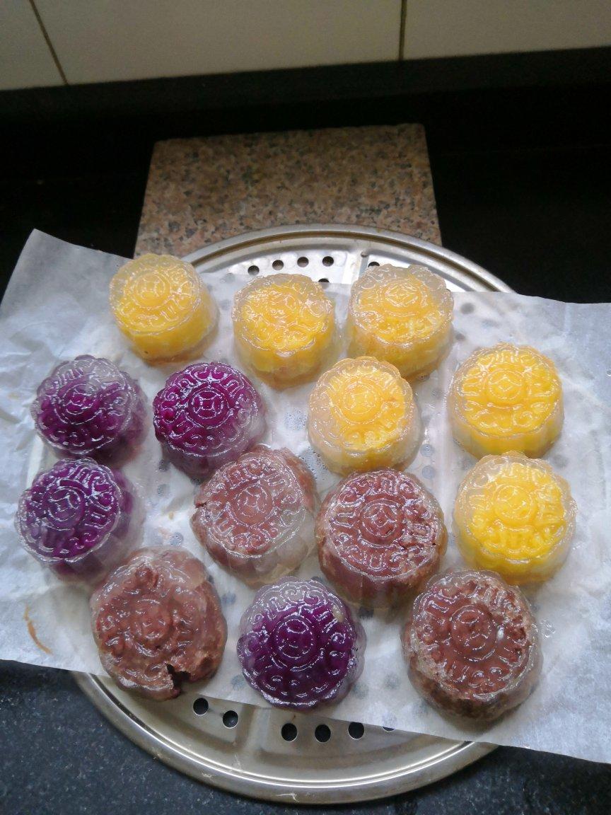 素颜橙花开做的西米水晶q弹(月饼)