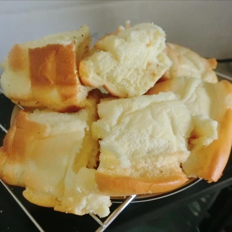 烤箱版戚风蛋糕
🍊：橙子味