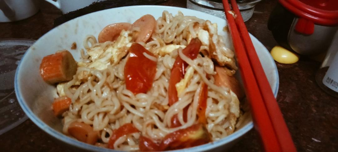 秒杀路边摊✨好吃到没朋友‼️懒人炒方便面🍜