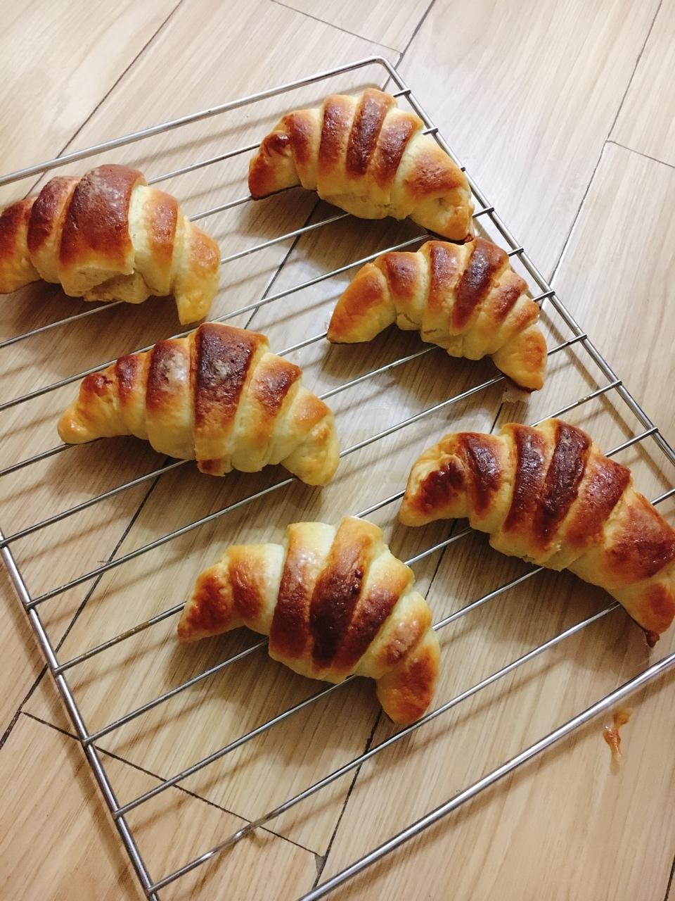 媚儿315做的羊角面包