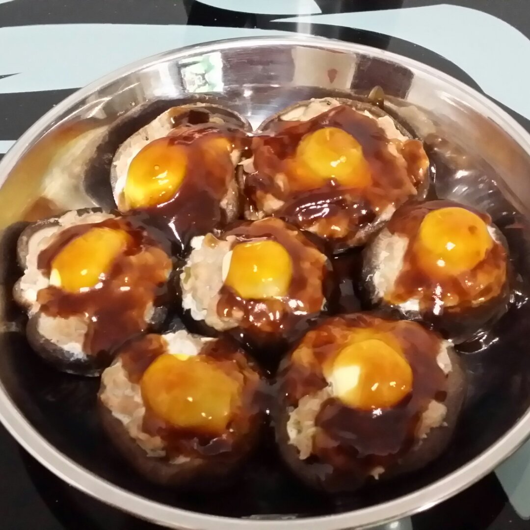 香菇肉末蒸鹌鹑蛋