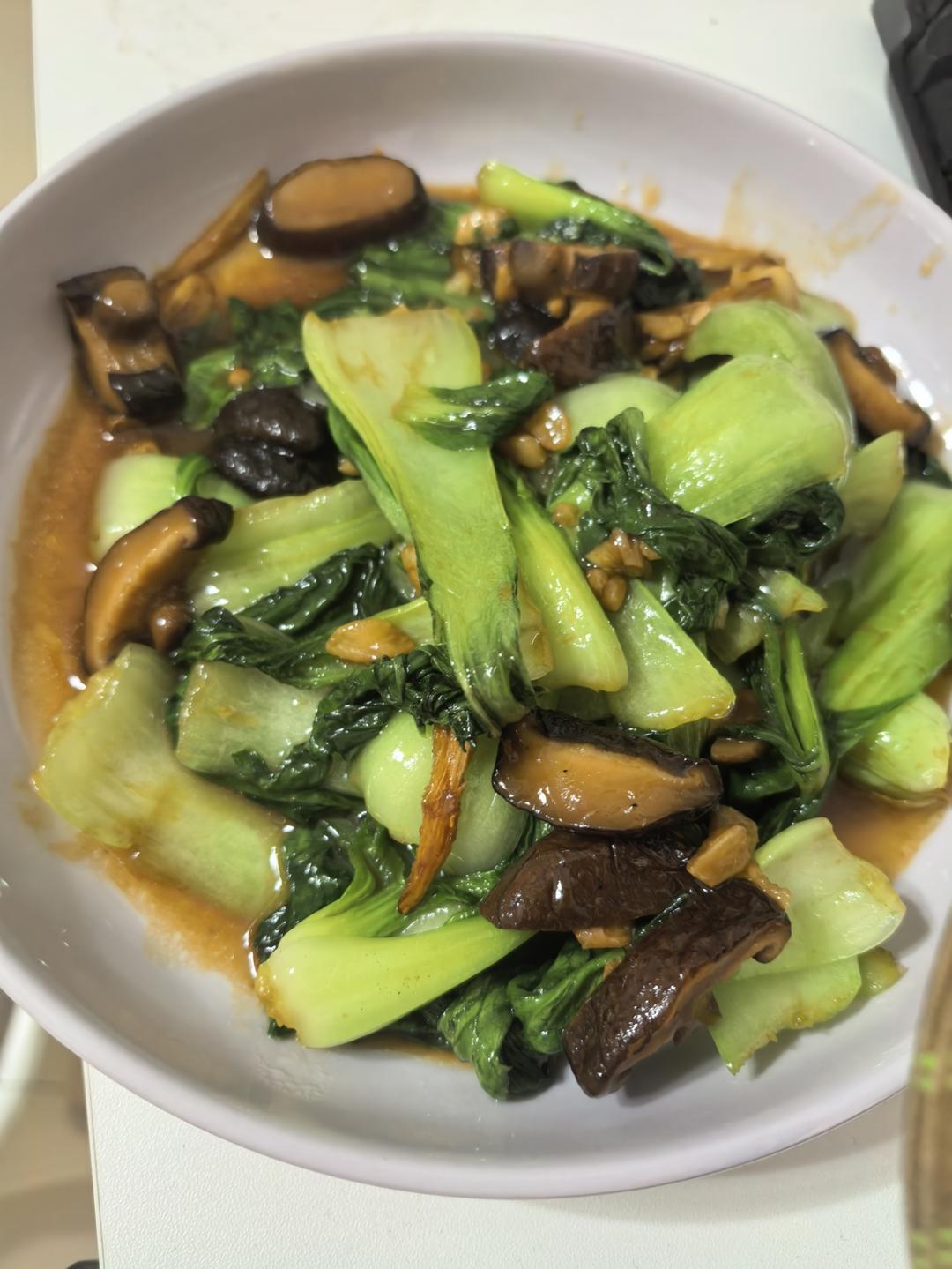 香菇油菜（简单快手）