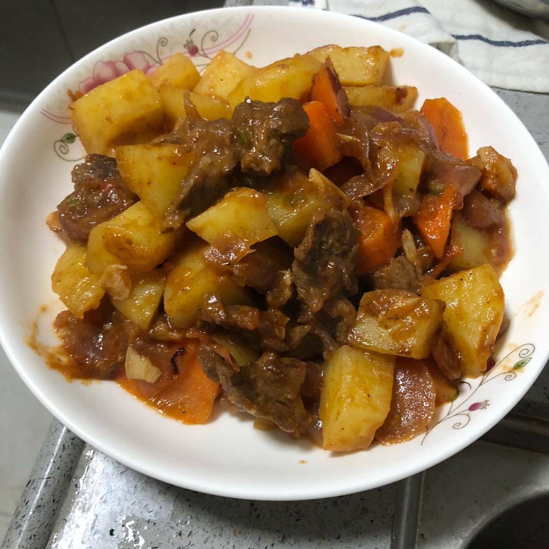 土豆炖牛肉