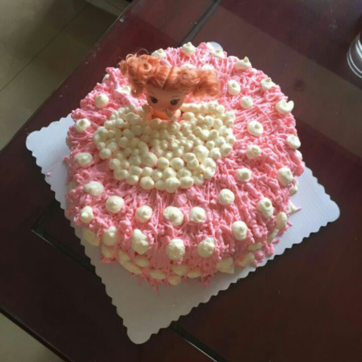 详细步骤制作泡泡浴娃娃蛋糕