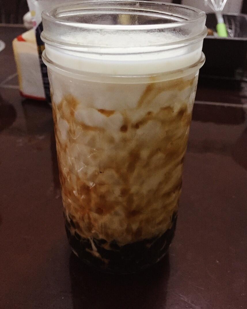 黑糖珍珠鲜奶-在家喝鹿角巷