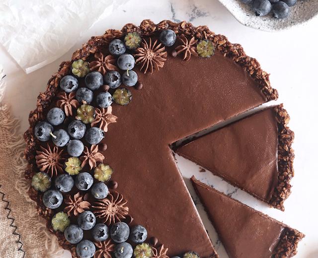 法式甜品|燕麦巧克力挞🍫高颜值零难度的做法